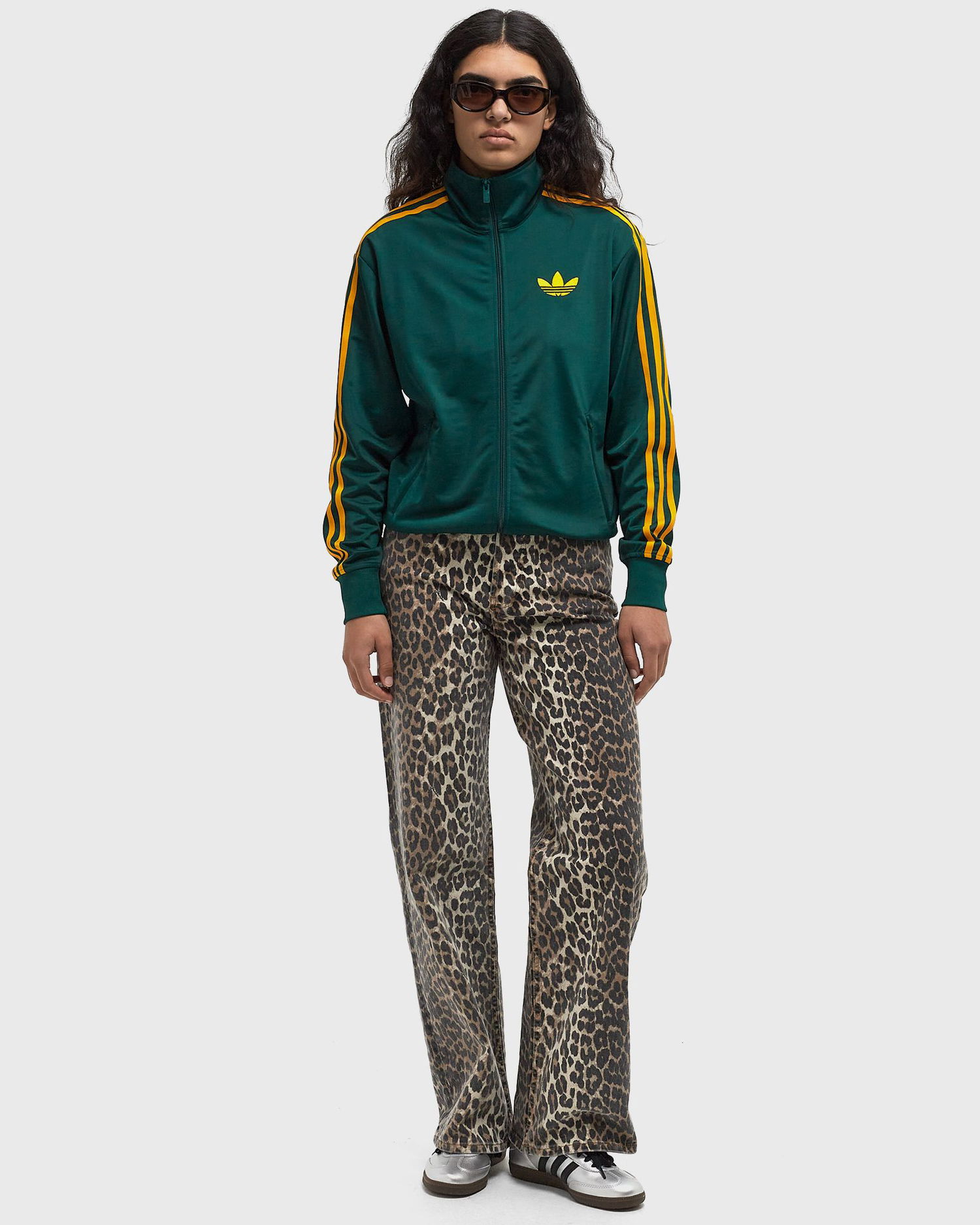 Sweatshirt adidas Originals Firebird Track Top Green Grøn | JP2299, 1