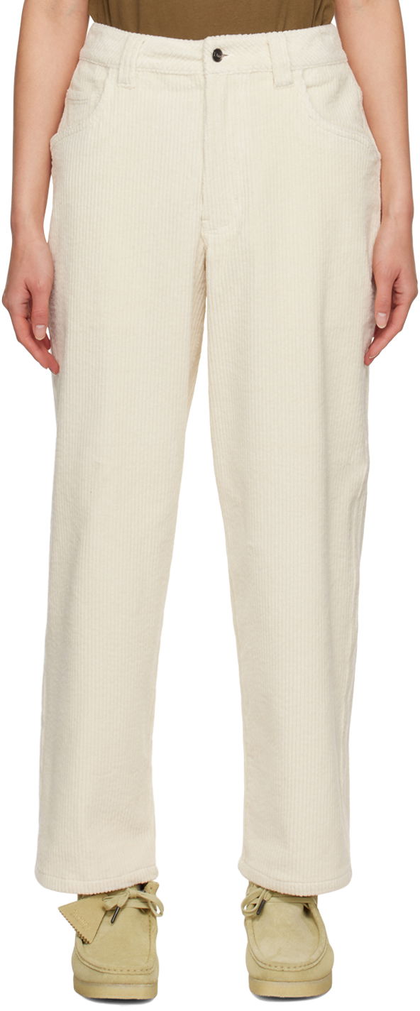 Bukser Dime Classic Baggy Trousers "Off-White" Hvid | DIME23D2F32CRE, 0