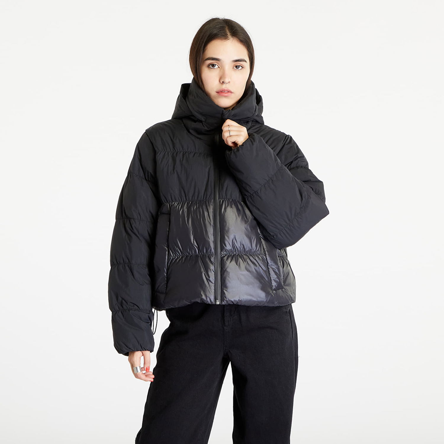 Bomberjakke adidas Originals adidas Regen Cropped Sort | II8486, 0