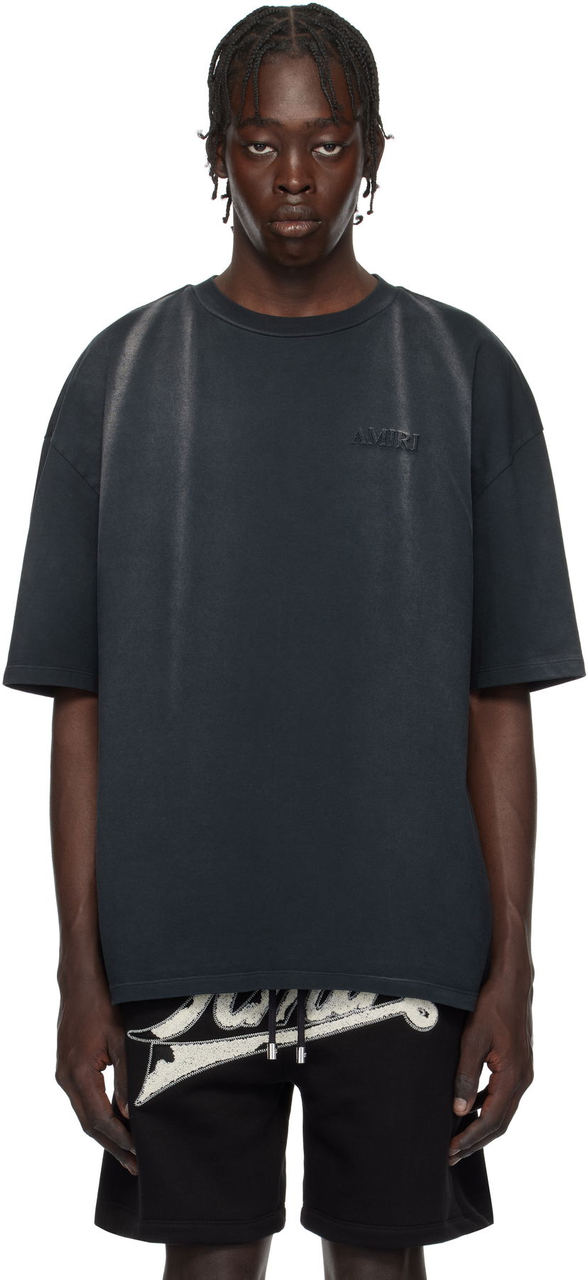 T-shirt AMIRI Vintage Oversized T-Shirt Sort | AMJYTE1137