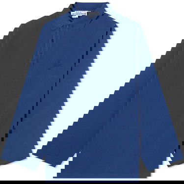 Polo skjorte A.P.C. JW Anderson x Murray Oversized Pique Polo Tee Mørkeblå | COGUZ-M26280-IAJ, 0