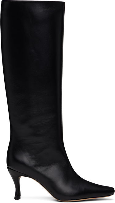 Sneakers og sko BY FAR Stevie 42 Tall Leather Boots Sort | 21PFSVIDBLSMC, 0