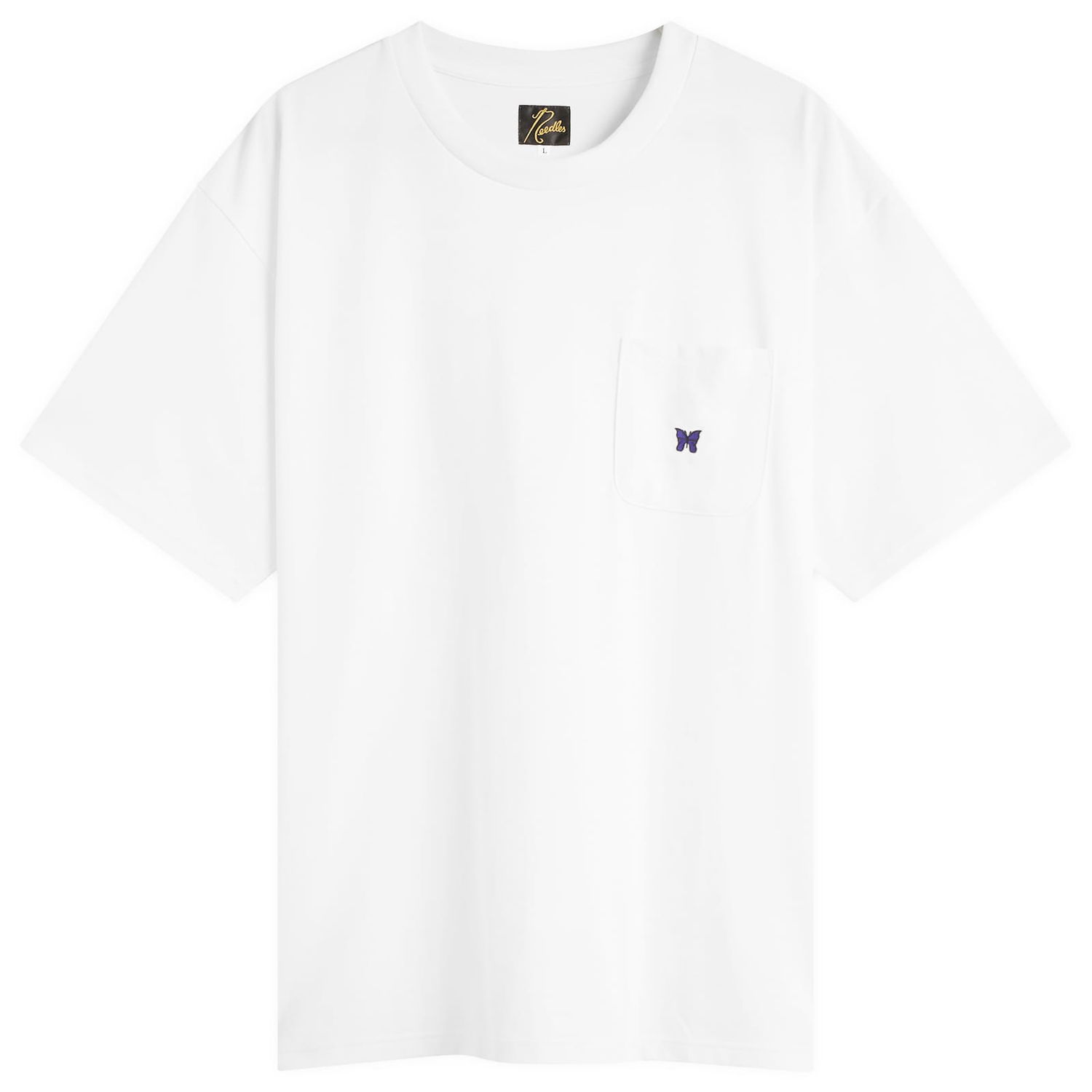 T-shirt Needles Crew Neck T-Shirt Hvid | RW352-A, 0