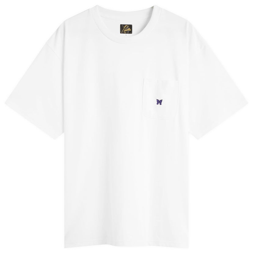 T-shirt Needles Crew Neck T-Shirt Hvid | RW352-A