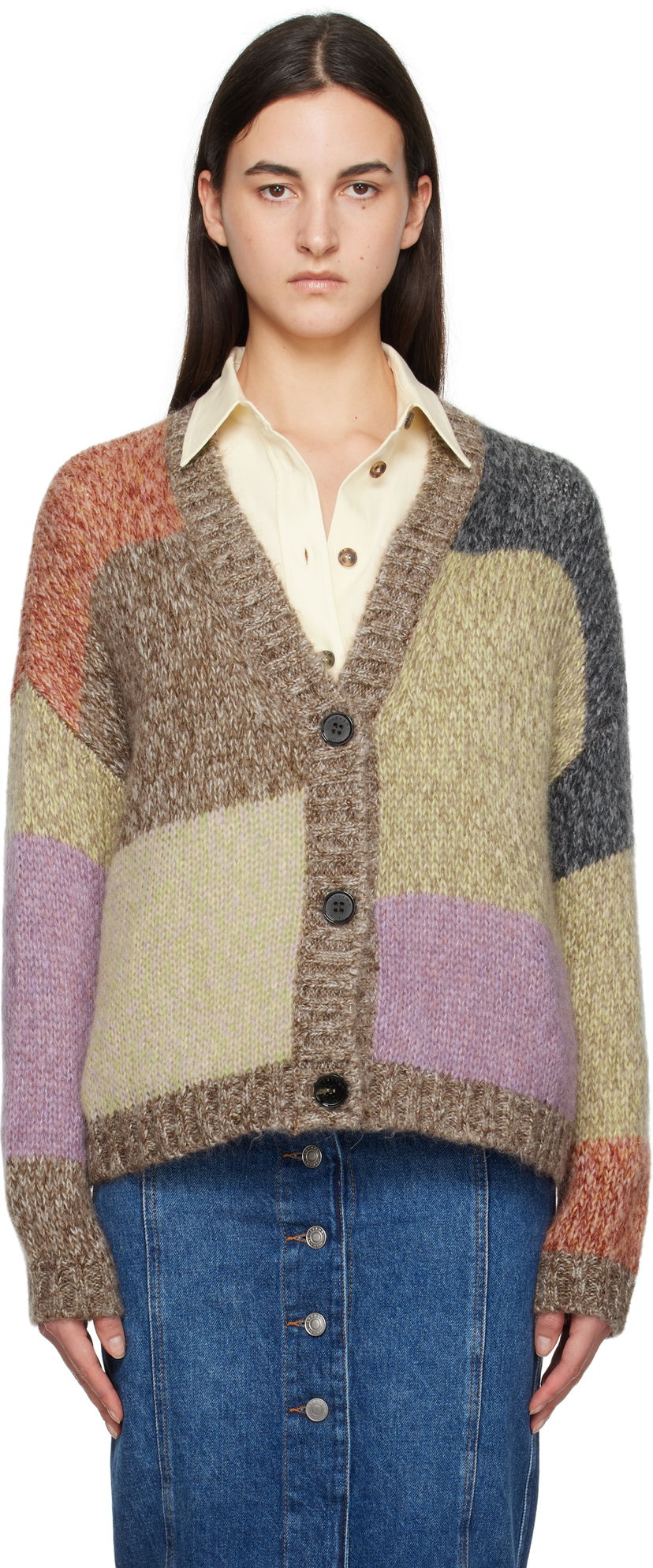 Sweater Max Mara Camera Multicolor Cardigan Flerfarvet | 2425346072600 MM12164