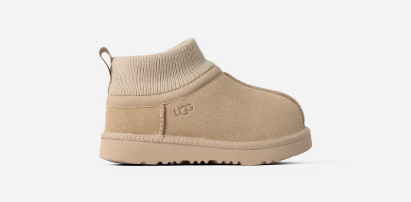 Sneakers og sko UGG UGG Classic Ultra Mini Stretch Cuff Boot Beige | 1157702T-MDSD, 0