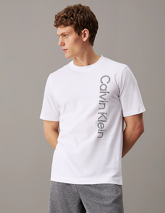 T-shirt CALVIN KLEIN pw - graphic s/s t-shirt s Hvid | 00GMF4K113-YAA, 0