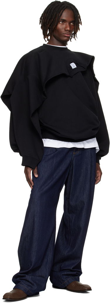 Sweatshirt VETEMENTS VETEMENTS Double Layered Sweatshirt Sort | UH76CW400B, 3