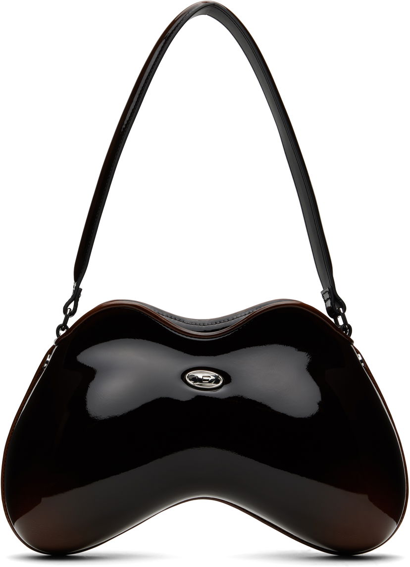 Skuldertaske Diesel Diesel Double-D Shoulder Bag Sort | X10327 P8008