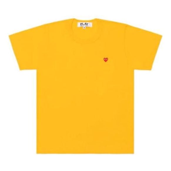 T-shirt Comme des Garçons PLAY Small Emblem T-Shirt Gul | AZ-T314-051-3