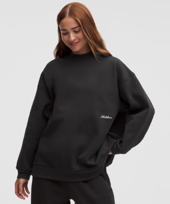 Sweatshirt lululemon Big Cozy oversized mock neck sweatshirt Sort | prod20004875, 6