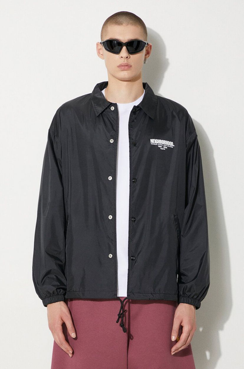 Vindjakke Neighborhood NEIGHBORHOOD Windbreaker Oversize Jacket Sort | 241TSNH.JKM01