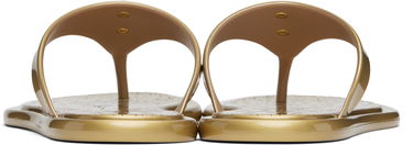 Tilbehør Versace Versace Alia Metallic Flat Sandals Metalisk | 1016248_1A14478, 1