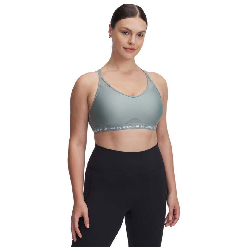 Bh Under Armour Under Armour Crossback Low Sports Bra Grøn | 1386424-348