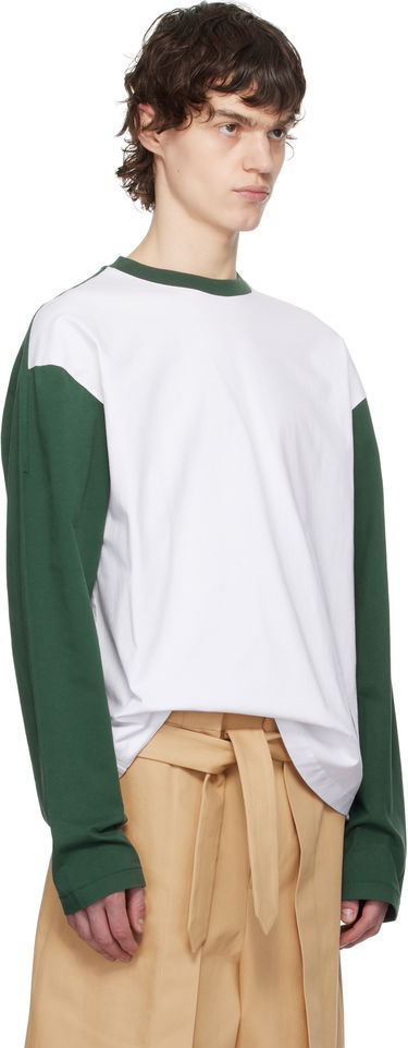 T-shirt Jacquemus Jacquemus La Croisière Baseball Long-Sleeve T-Shirt Hvid | 25E255JS299-2003, 1