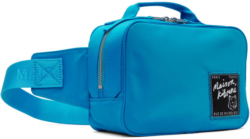 Taljetaske MAISON KITSUNÉ Maison Kitsuné 'The Traveller' Belt Bag Blå | MM05162WQ1001P451, 1