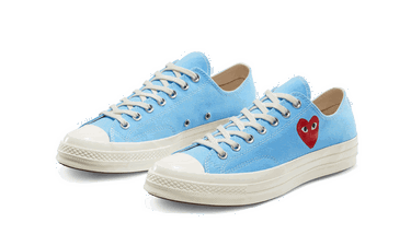 Sneakers og sko Converse Comme des Garçons PLAY x Chuck Taylor All-Star 70s OX Blå | 168303C, 2