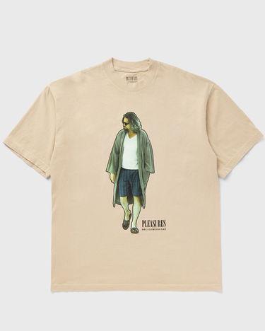 T-shirt Pleasures The Dude Graphic T-Shirt Beige | P25SU058-BEIGE, 0