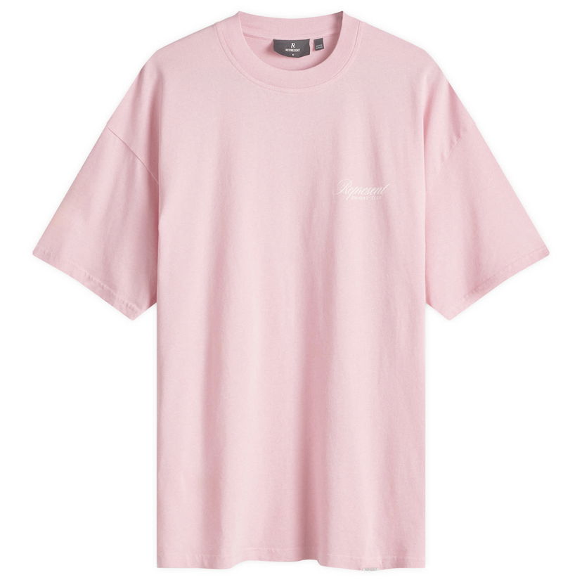T-shirt Represent Clo Owners Club Scrip Lyserød | OCM41201-518