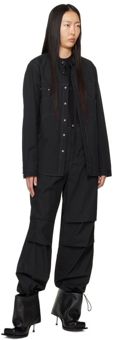 Skjorte Dion Lee Rivet Denim Jacket Sort | C5040PS24, 3