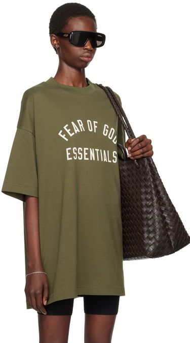 T-shirt Fear of God Crewneck T-Shirt Grøn | 125BT244195F, 1