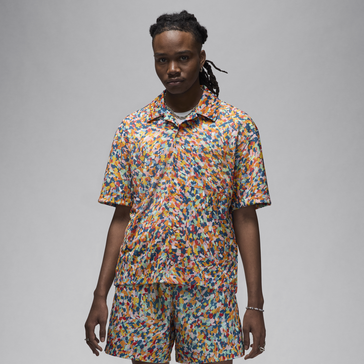 Skjorte Jordan Jordan Essentials Flerfarvet | FN4641-622, 0