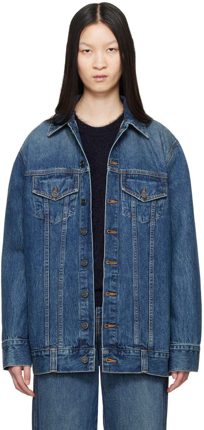 Jakke Khaite Blue 'The Ross' Denim Jacket Blå | 1126908005, 0