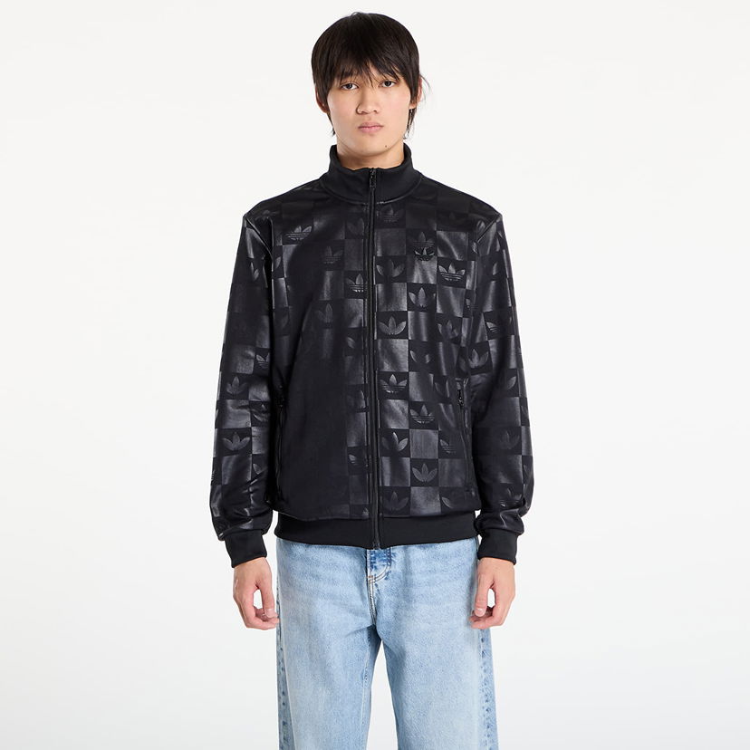 Træningsdragt adidas Originals adidas Monogram All Over Print Regular Track Top Sort | JY2981