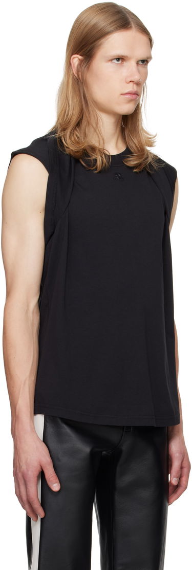 Tanktop Courrèges Courrèges Draped Tank Top Sort | 324JDE081JS0107, 1