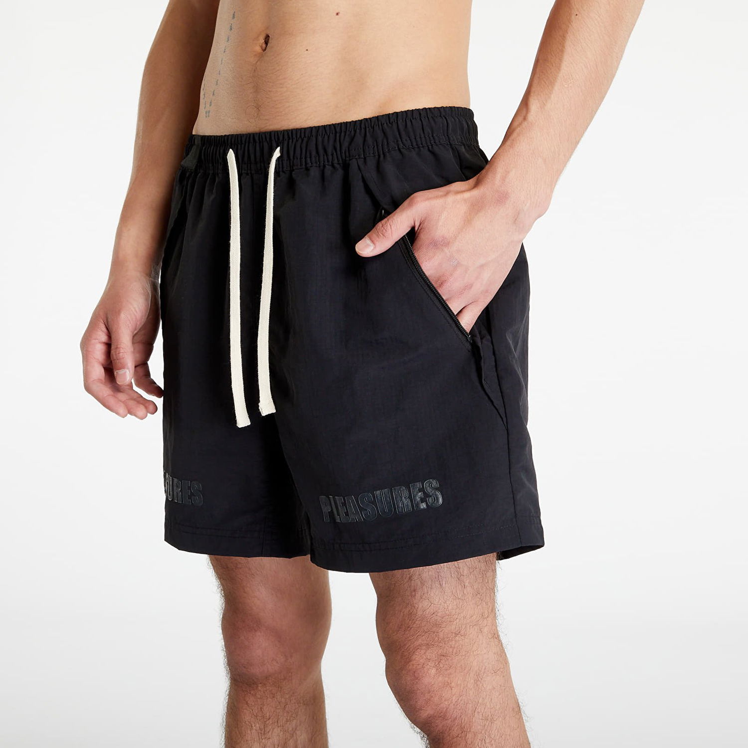 Shorts Pleasures Jacinto Short Sort | P23SU037 BLACK, 1