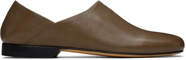 Sneakers og sko LEMAIRE LEMAIRE Leather Slippers Grøn | FO0144 LL0043, 0