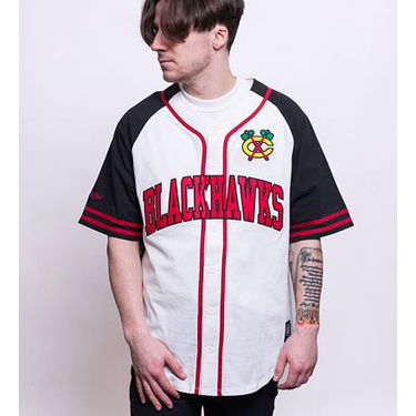 Jersey Mitchell & Ness Practice Day Button Front Jersey CHICAGO BLACKHAWKS Hvid | TBTF4994-CBHYYPPPWHIT, 0
