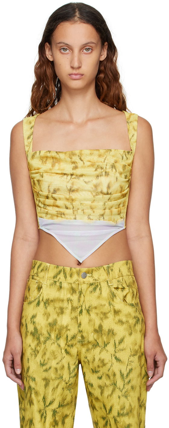 Tanktop Miaou Miaou Tati Tank Top Gul | 7031PM2SBD