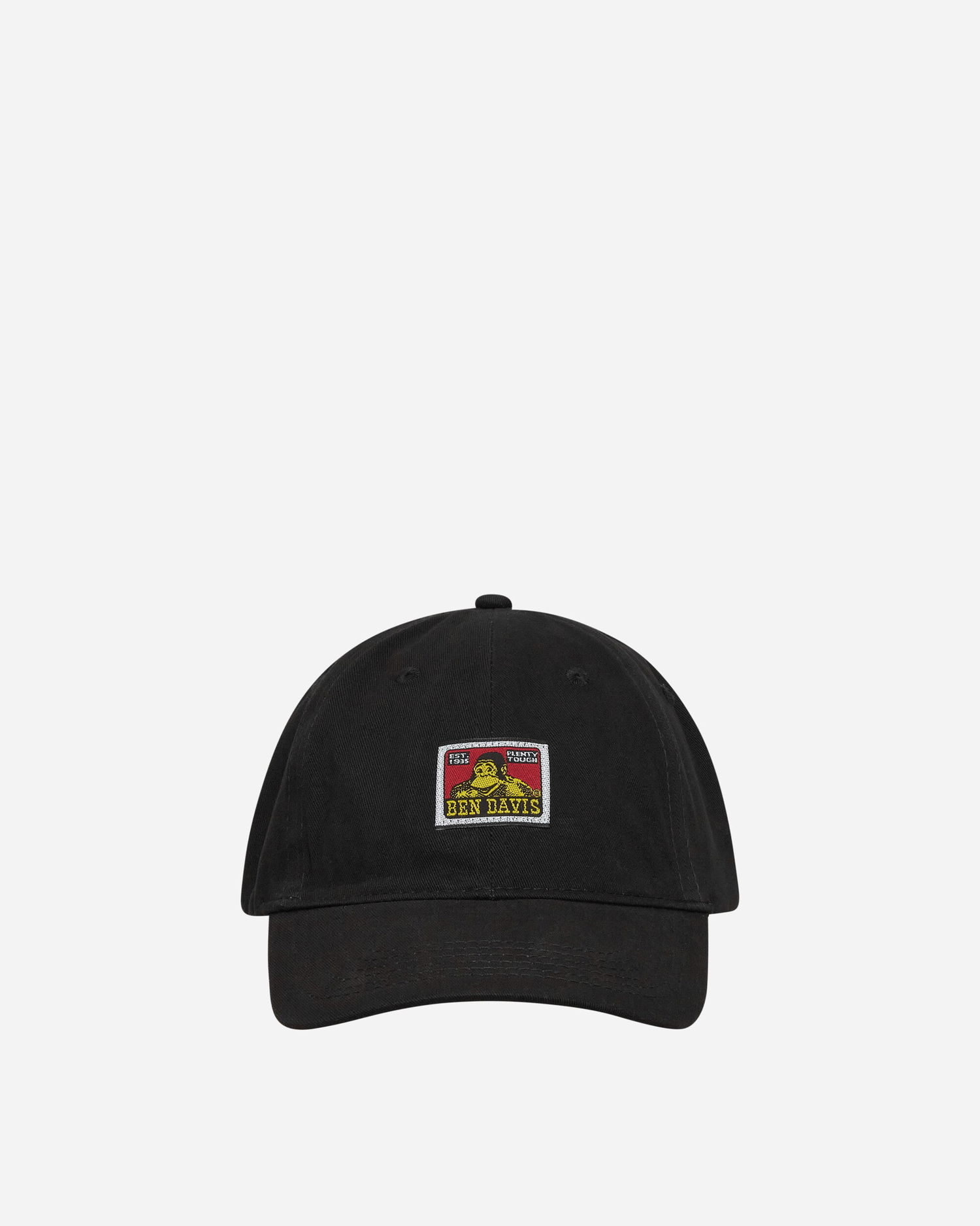 Kasket Ben Davis Cotton Twill Baseball Cap Black Sort | BEN9230 001, 1