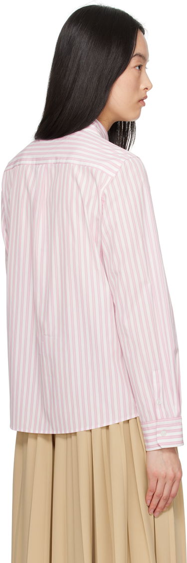 Skjorte Max Mara Weekend Max Mara Bahamas Striped Button-Down Shirt Lyserød | 2515111081600, 2