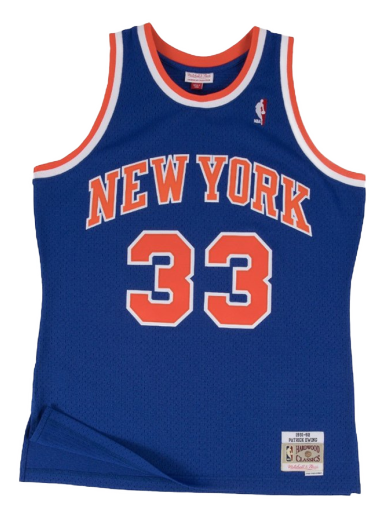Tanktop Mitchell & Ness Swingman Jersey New York Knicks Patrick Ewing Mørkeblå | SMJYGS18186-NYKROYA91PEW