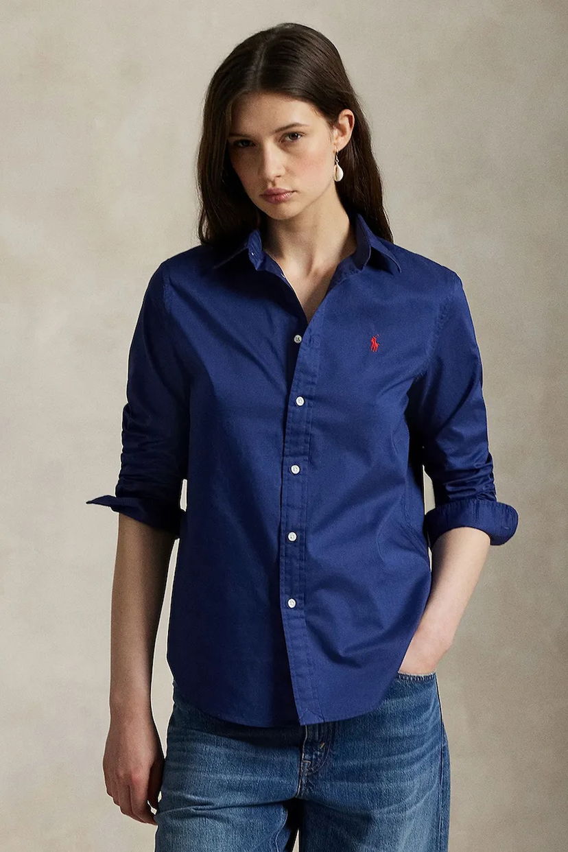 Skjorte Polo by Ralph Lauren Polo Ralph Lauren Classic-Fit Cotton Shirt Blå | 211A92177