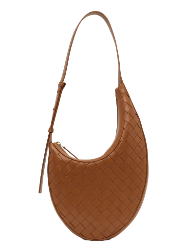 Skuldertaske Bottega Veneta Small Drop Bag Brun | 755074 VCPP1
