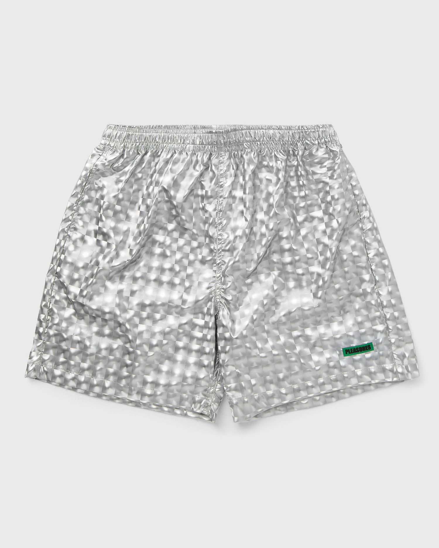 Shorts Pleasures Pleasures Pulley Active Shorts Metalisk | P25SU032ILVER, 0