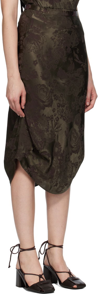 Nederdel Maison Margiela Floral Midi Skirt Sort | S52ME0025 M35471, 4