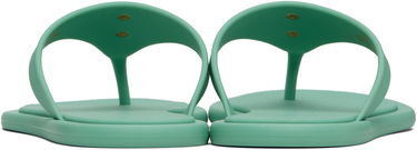 Tilbehør Versace Versace Alia Rubber Flat Sandals Grøn | 1016248_1A10983, 1