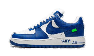 Sneakers og sko Nike Nike Louis Vuitton By Virgil Abloh x Air Force 1 Low "White Blue" Blå | 1A9VAO, 0