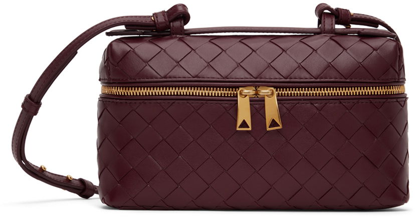 Håndtaske Bottega Veneta Vanity Case Bag Bourgogne | 789109 V3IV1