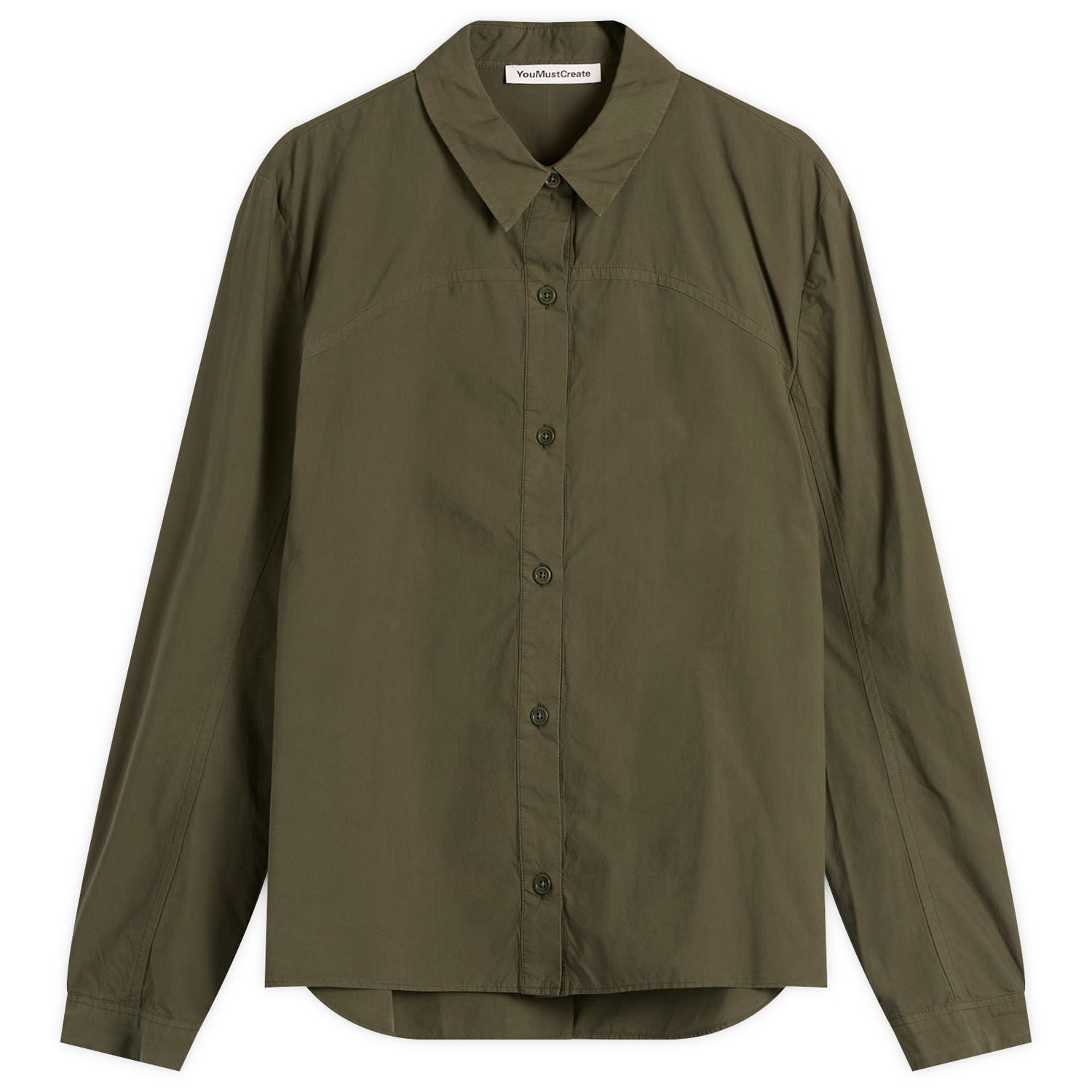 Skjorte YMC Kengo Shirt, Size X-Small Grøn | Q2ZAB-30, 1