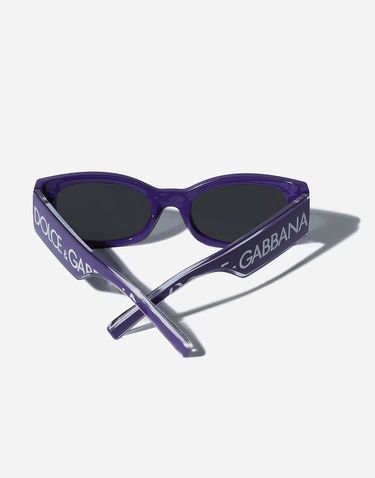 Solbriller Dolce & Gabbana Dolce & Gabbana DNA Logo Sunglasses Lilla | VG600MVN5879V000, 1