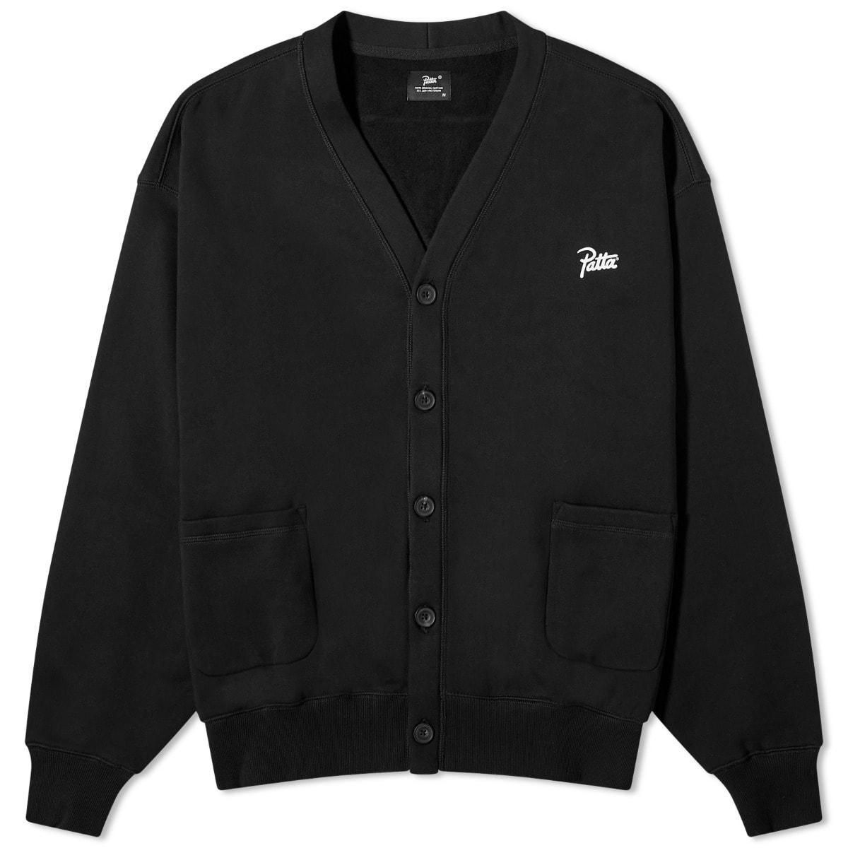 Sweater Patta Classic Cardigan Sort | POC-BS24-397-0200-001, 0