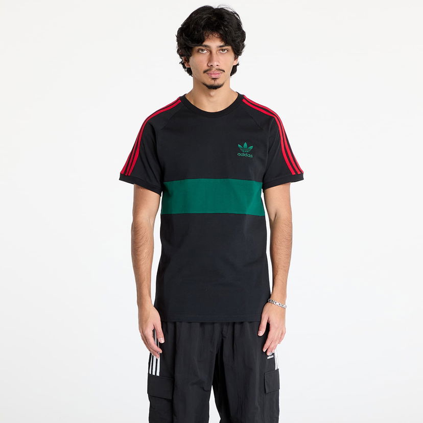 T-shirt adidas Originals Three Stripes Panel T-Shirt Sort | JP1272