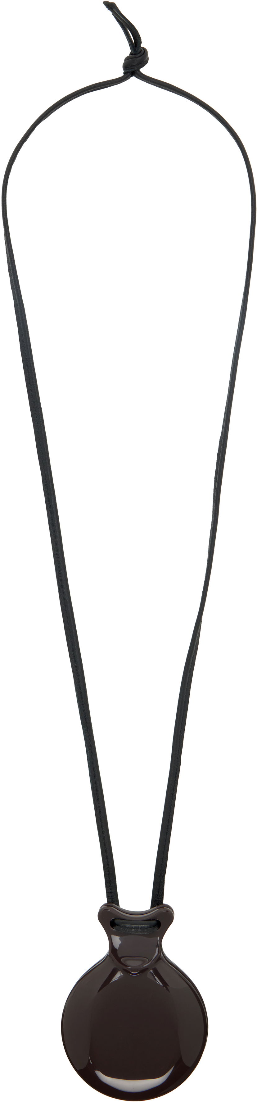 Halskæde LEMAIRE Lemaire Castanet Pendant Necklace Sort | AC1082 LO0031