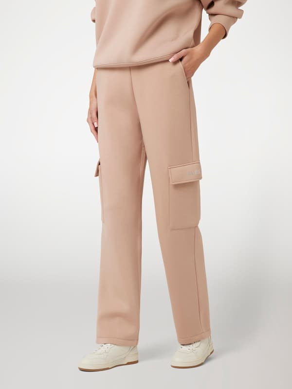 Cargo bukser GUESS Scuba Cargo Pants Beige | V4BB12K7UW2, 0