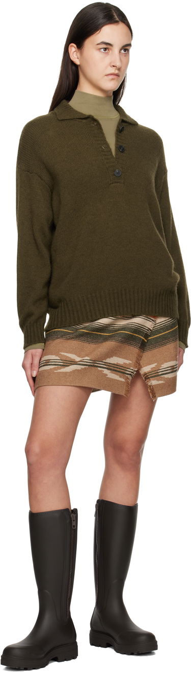 Sweater Max Mara Weekend Max Mara Sabato Wool Polo Sweater Grøn | 2425366013600, 3